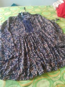 Blue Denim Jeans nd Top