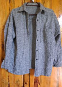 Herringbone Shirt Jacket