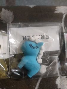 Kawaii Character Eraser Set