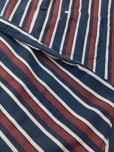 Men's Striped Button-Down Shirt