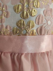 Cute Pink &amp; Gold Party Dress