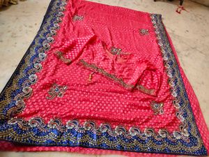very heavy work Elegant Ethnic Saree with blouse