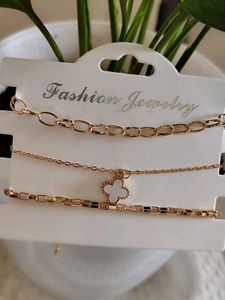 Anti Tarnish Bracelet Set Of 3😍