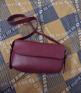Shoulder Bag Burgundy