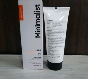 Minimalist SPF 50 Sunscreen 🍊