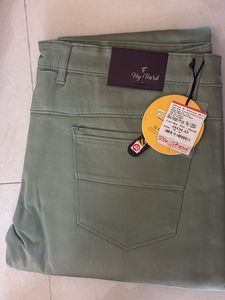 Fly Hard Olive Green Jeans