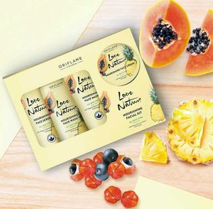 Nourishing Facial Kit with Organic Guarana, Papaya