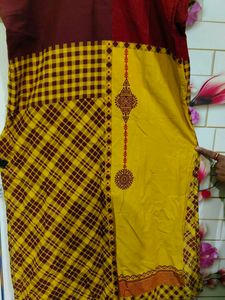 Red Kurta And Dupatta Set