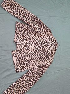 H&amp;M Leopard Print Jacket