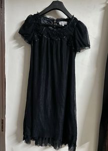 Black Lace Mini Dress
