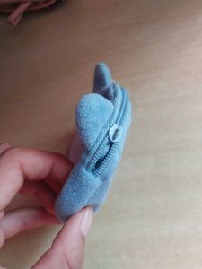 Pink Bow And Blue Coin Pouch