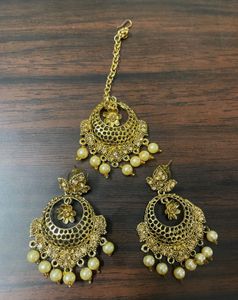 Gold-tone Indian Jewelry Set