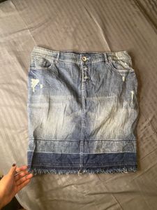 Denim Mini Skirt