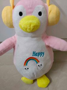 Cute Pink Soft Penguin Toy