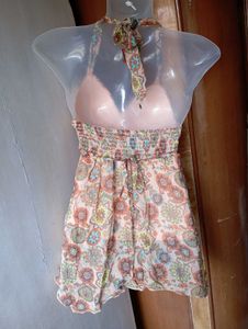 Floral Halter Top