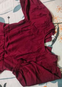 Maroon Dress