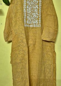 Yellow Kurta With Pocket