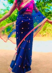 Saree With Blouse Piece