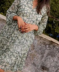 Floral Tiered Mini Dress