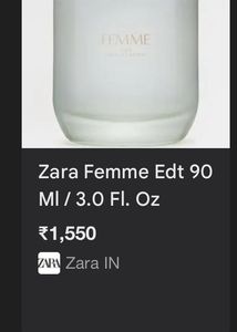 ZARA Femme Perfume