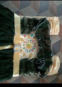 Dark Green Baby Doll Firok
