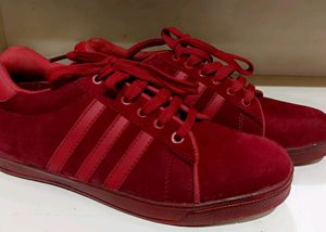 Brand New Red Sneakers Casual Wear Adidas Shoes