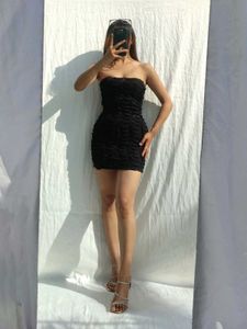 Black Bodycon Mini Dress