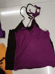 Set Of 9 Camisoles &amp; Slips