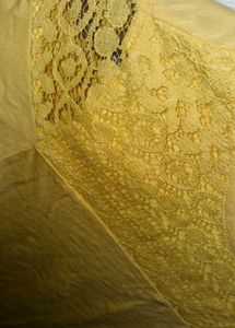 Yellow Lace Detail Tee