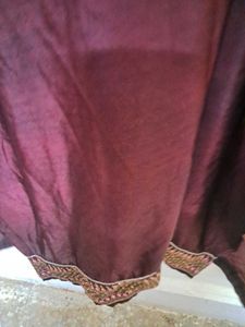 Embroidered Plum Tunic