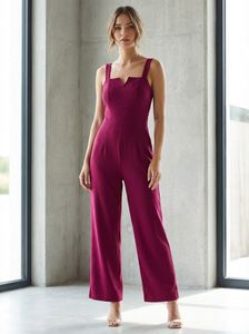 Burgundy Jumpsuit - Chic & Stylish