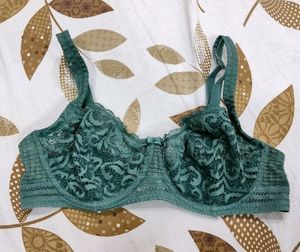Imported French Green Balconette Bra