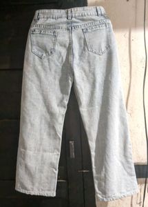 Light Wash Wide Leg Jeans