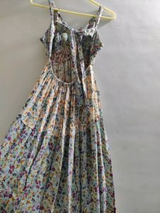 Backless Cotton Beach Dress For Women