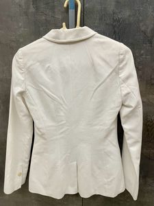 White Full Sleeves blazer