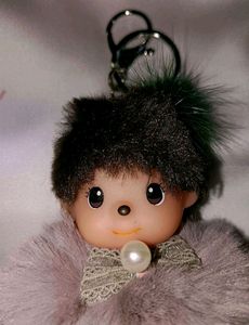 Monchhichi Keychain