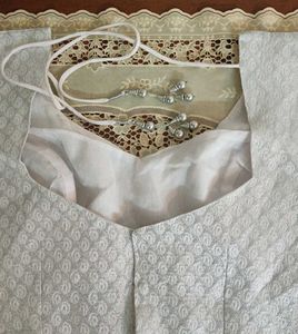 Elegant White Readymade Blouse