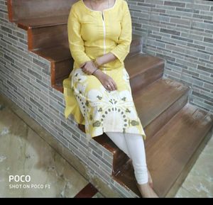 Aurelia Yellow Kurti