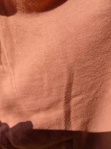 Peach Colour Casual Bottom Winterwear with size M.