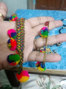 Bundle Of 12 Earnings Jhumka And 3 Multi Bracelet