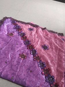 Elegant Floral Saree