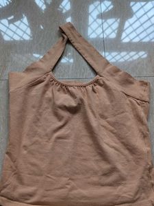 Cute Tan Halter Top