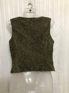 600west Olive Waistcoat