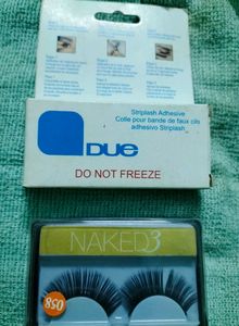New Eyelashes With Glue