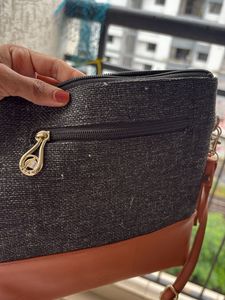 Crossbody Bag - Brown &amp; Black