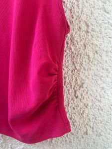 ZARA Fitted pink Top