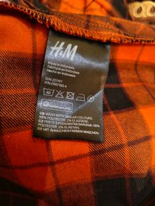 H&amp;M 🎁Buy 2 Get 1 Free🎁Size S/ Red Plaid Dress