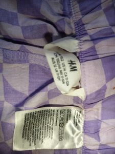 Lilac Checkerboard Shorts