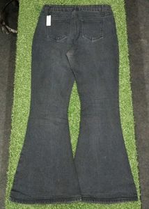 Black Flare Boot-Cut Jeans