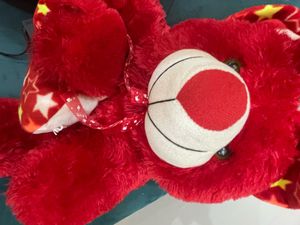 Big Furry Red Teddy Bear